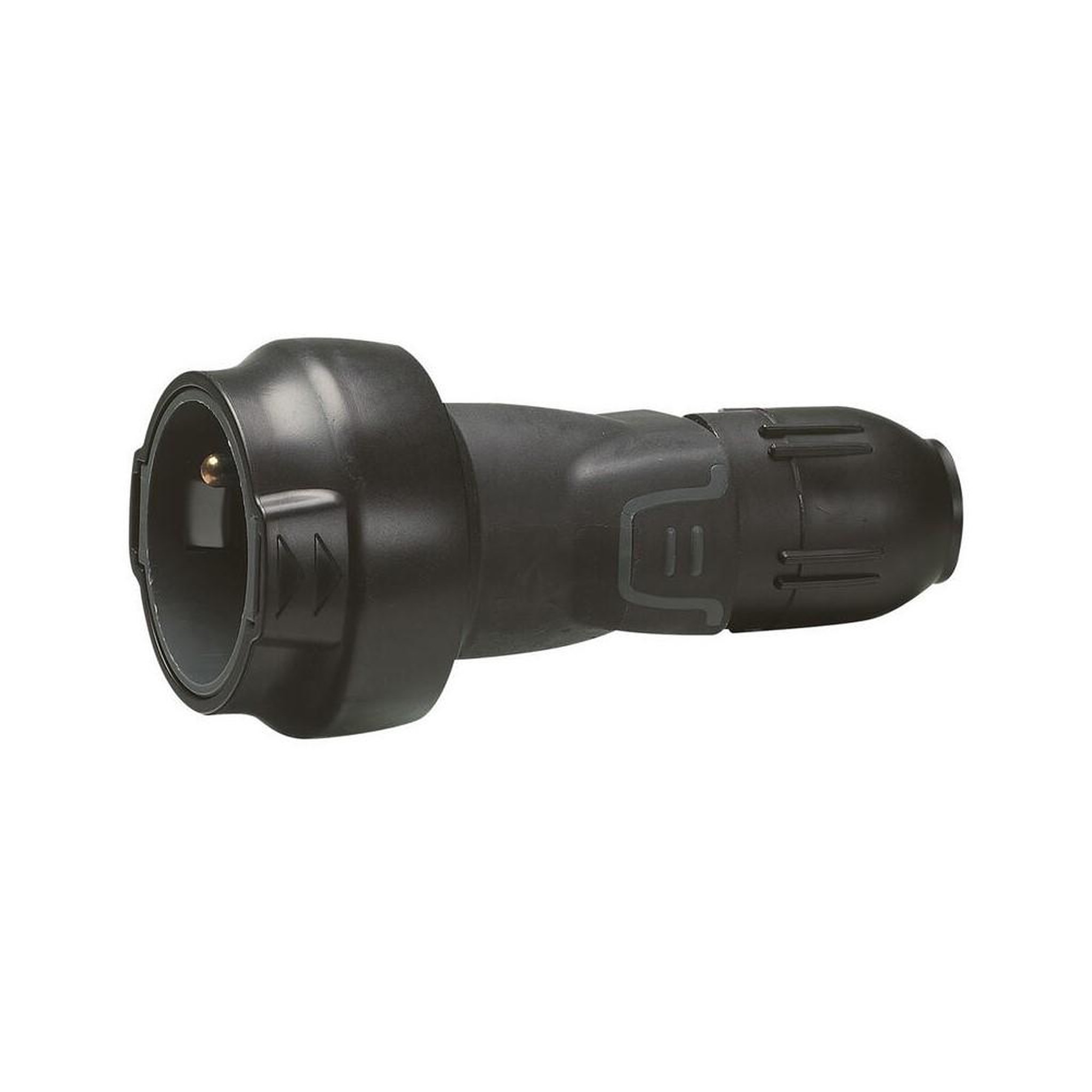 Legrand Fiche caoutchouc noire 2 P+T 16A