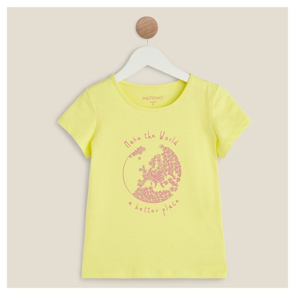 IN EXTENSO T-shirt manches courtes planéte fille