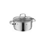 Voir la diapositive 2 : WMF Ensemble de casseroles WMF Belmonte en acier inoxydable