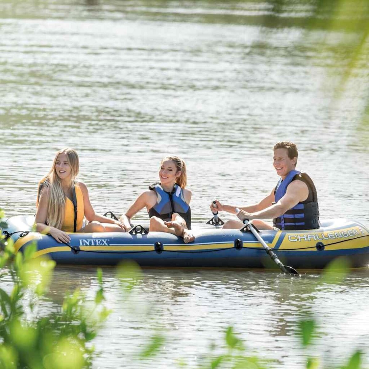 INTEX Intex Ensemble de canot pneumatique avec rames et pompe 68370NP