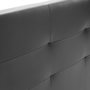 Voir la diapositive 3 : MARCKONFORT Tête de lit Carla 150x60 cm Noir, rembourrée de Mousse