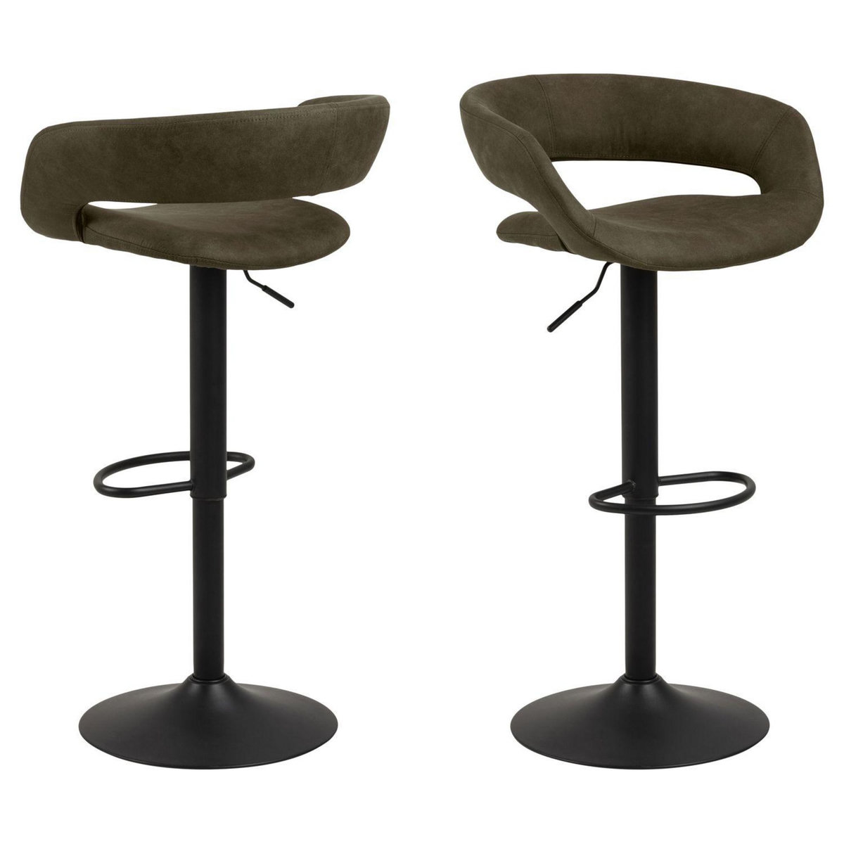 TOILINUX Lot de 2 Tabourets de bar Gracie