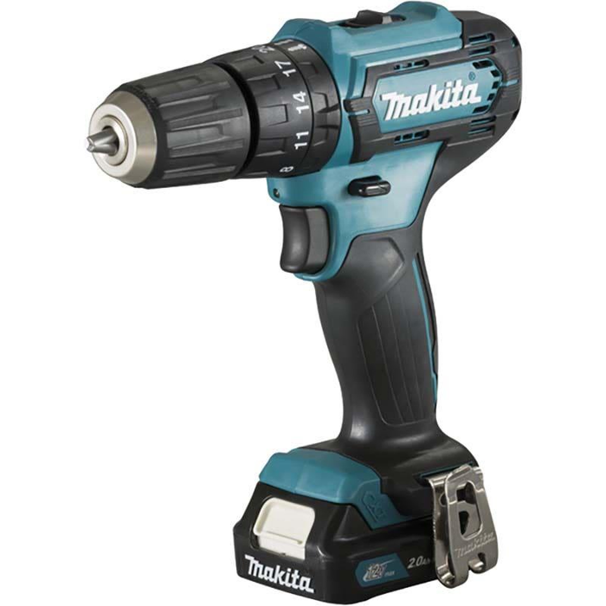 MAKITA Perceuse visseuse à percussion sans fil 12v li-ion 2ah + 2 batteries + chargeur