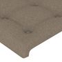 Voir la diapositive 4 : VIDAXL Tete de lit Taupe 80x5x78/88 cm Tissu