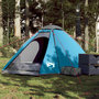 Voir la diapositive 1 : VIDAXL Tente de camping a dome 4 personnes bleu impermeable