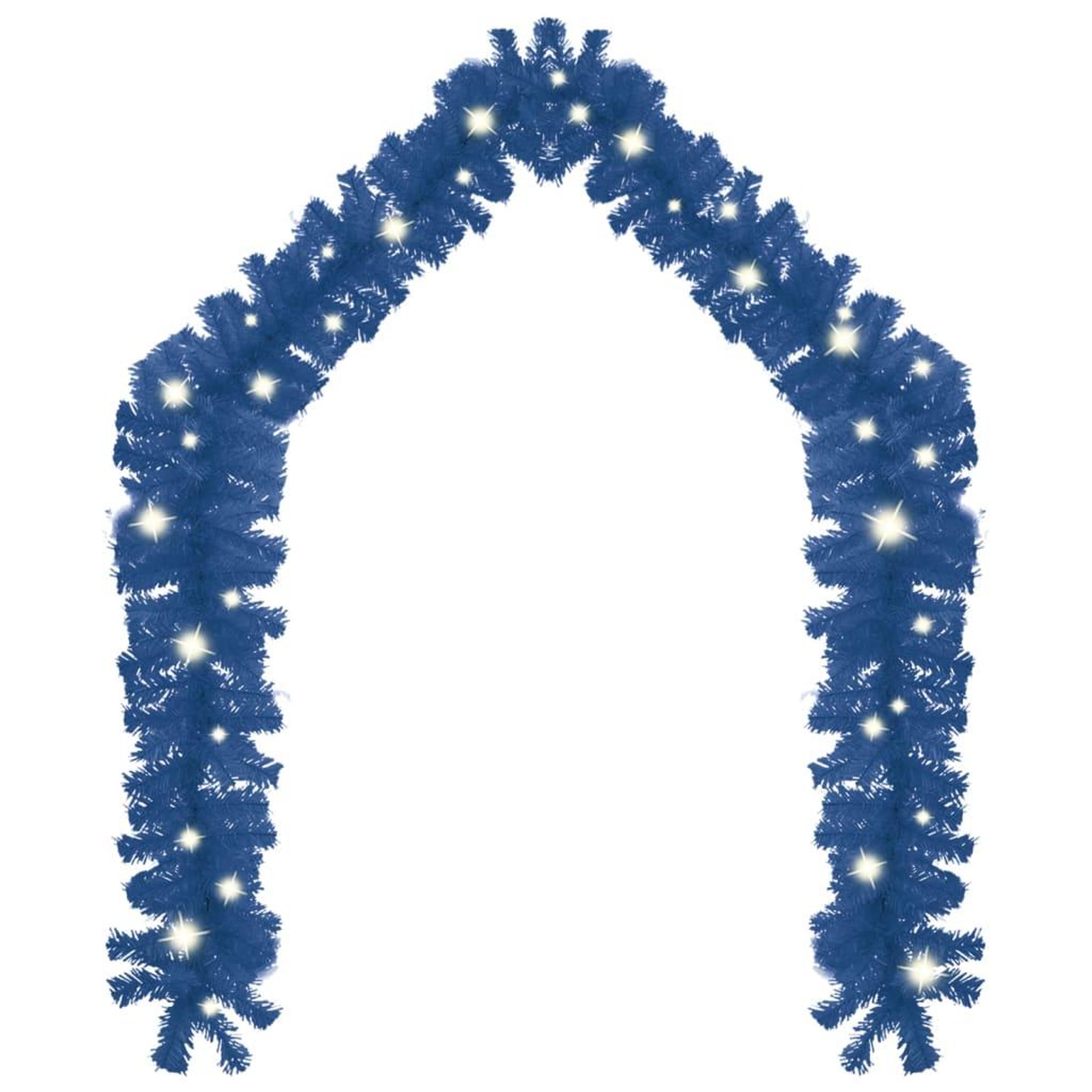 Voir la diapositive 2 : VIDAXL Guirlande de Noël avec lumieres LED 10 m Bleu