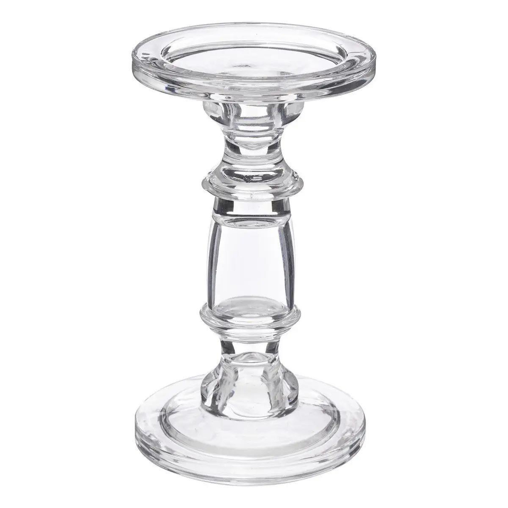 ATMOSPHERA Bougeoir design  hunou  19cm transparent