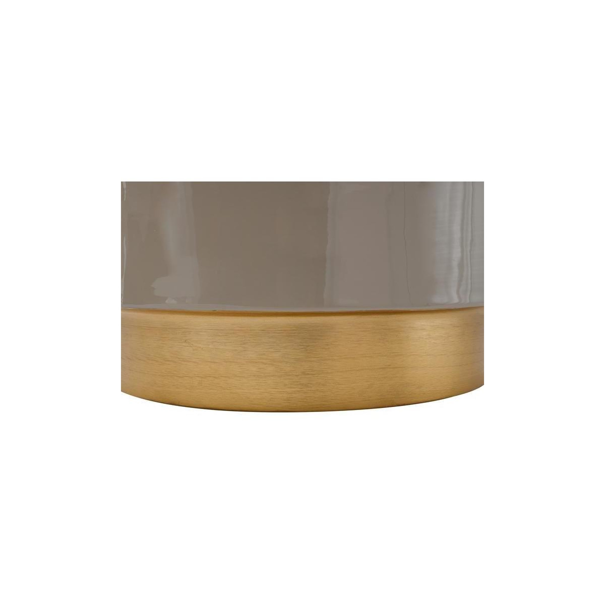 Voir la diapositive 4 : Paris Prix Table d'appoint haute  louana  44cm taupe