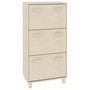 Voir la diapositive 2 : VIDAXL Armoire a chaussures HAMAR Marron miel 59,5x35x117cm Pin massif