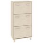 Voir la diapositive 2 : VIDAXL Armoire a chaussures HAMAR Marron miel 59,5x35x117cm Pin massif