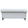Voir la diapositive 3 : Habitat et Jardin Canapé fixe Chesterfield  Aliza  - 208 x 82 x 70 cm - 3 places - Blanc