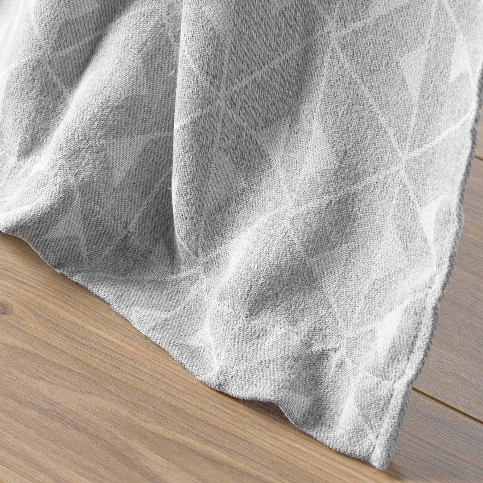 Voir la diapositive 3 : Douceur d'Intérieur Rideau à œillets jacquard  gallena  140x260cm gris