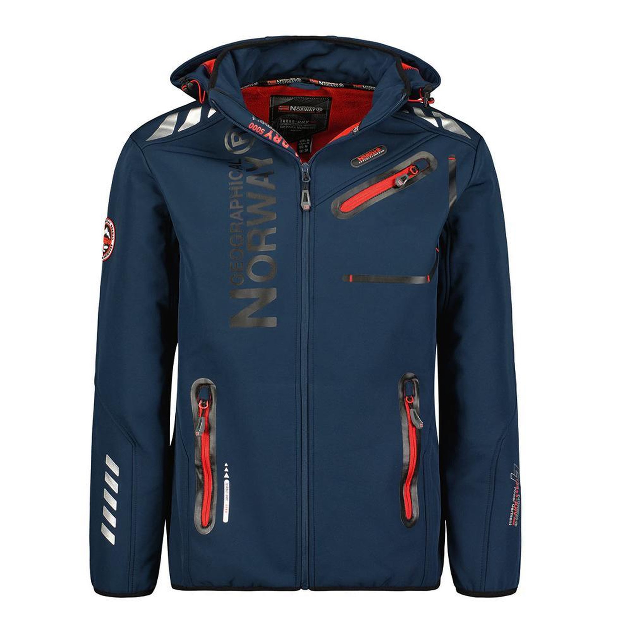 GEOGRAPHICAL NORWAY Parka Softshell  Homme Geographical Norway Royaute WW1973H. Coloris disponibles : Bleu