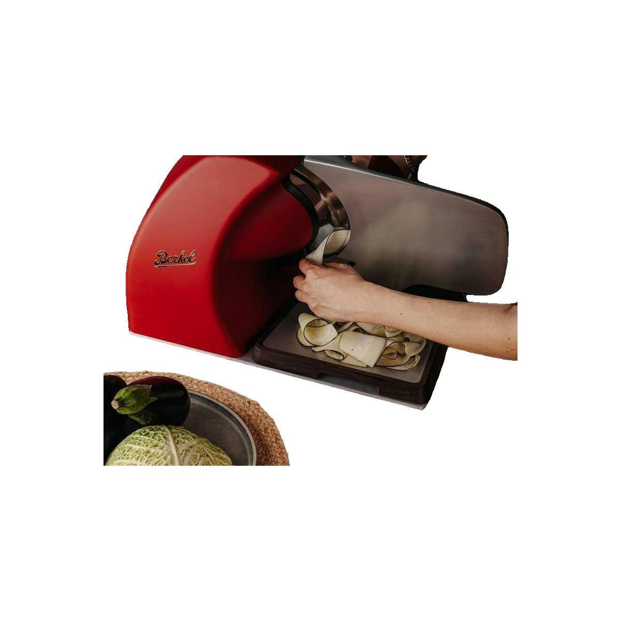 Voir la diapositive 2 : BERKEL Trancheuse Berkel Homeline HL PLUS 200 Rouge Mat