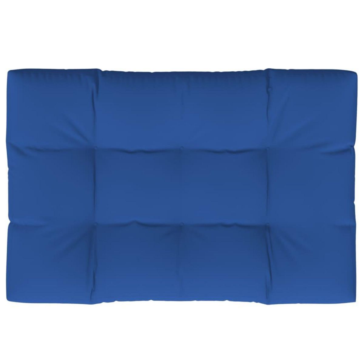 VIDAXL Coussin de palette bleu royal 120x80x12 cm tissu