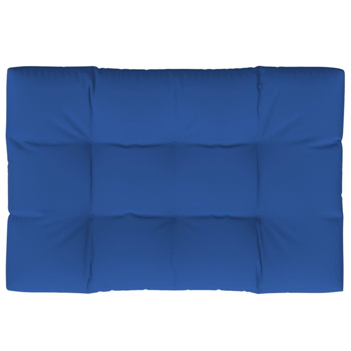 VIDAXL Coussin de palette bleu royal 120x80x12 cm tissu