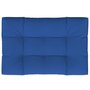 Voir la diapositive 2 : VIDAXL Coussin de palette bleu royal 120x80x12 cm tissu
