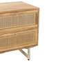 Voir la diapositive 6 : Paris Prix Table de Chevet en Bois  Weaving  55cm Naturel