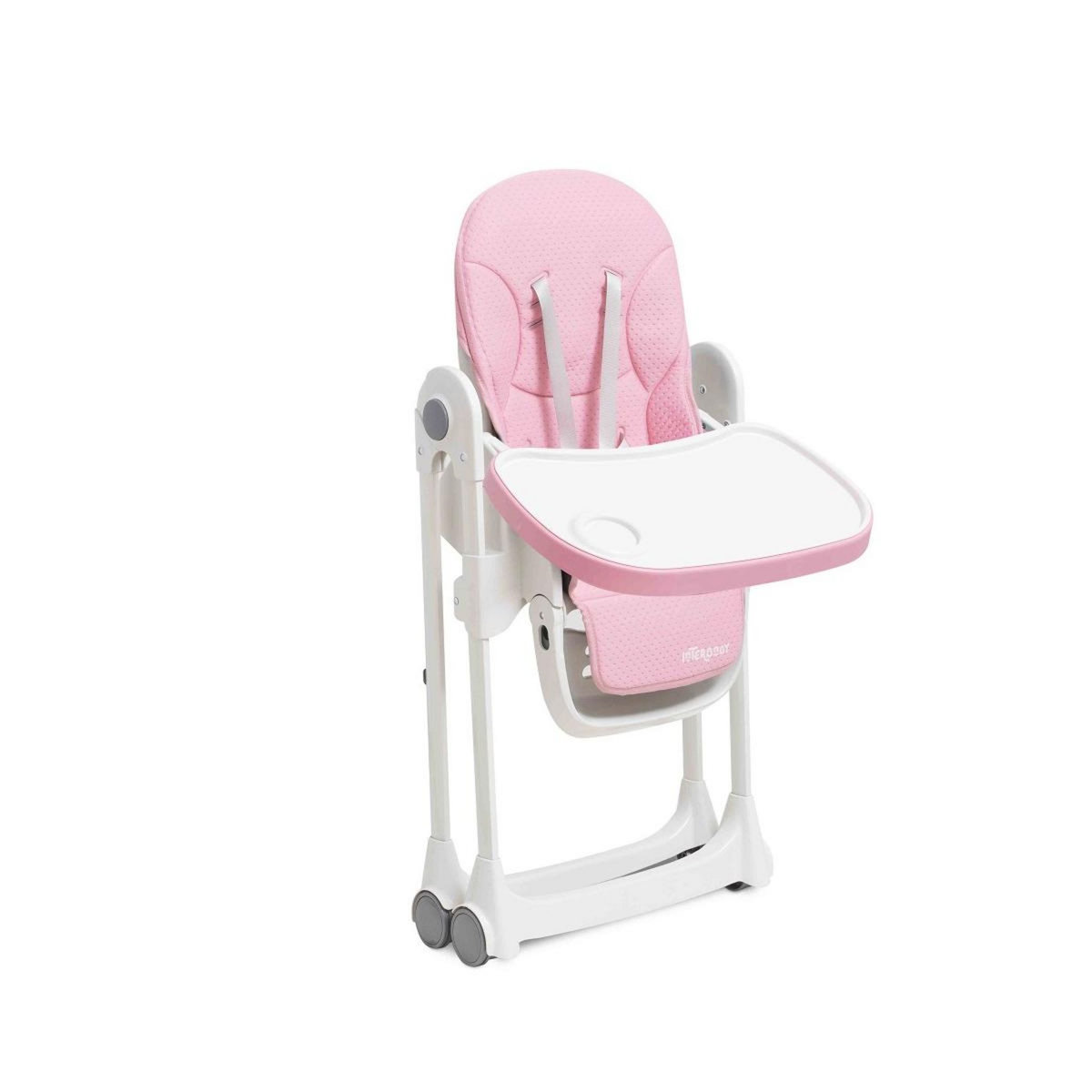 INTERBABY Chaise Haute Comfort Eat Rose