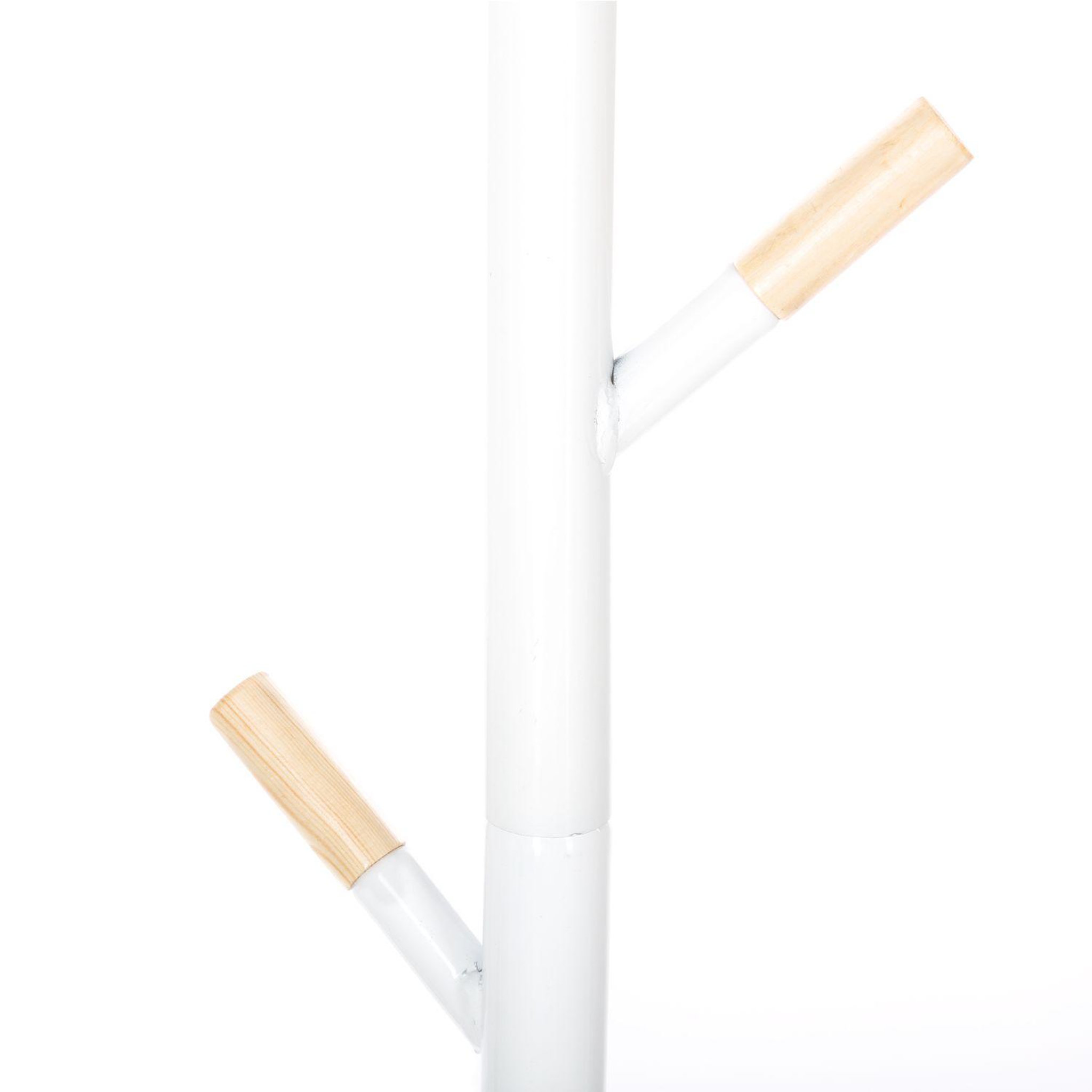 Voir la diapositive 2 : FIVE Porte Manteau en métal et MDF avec 6 tiges