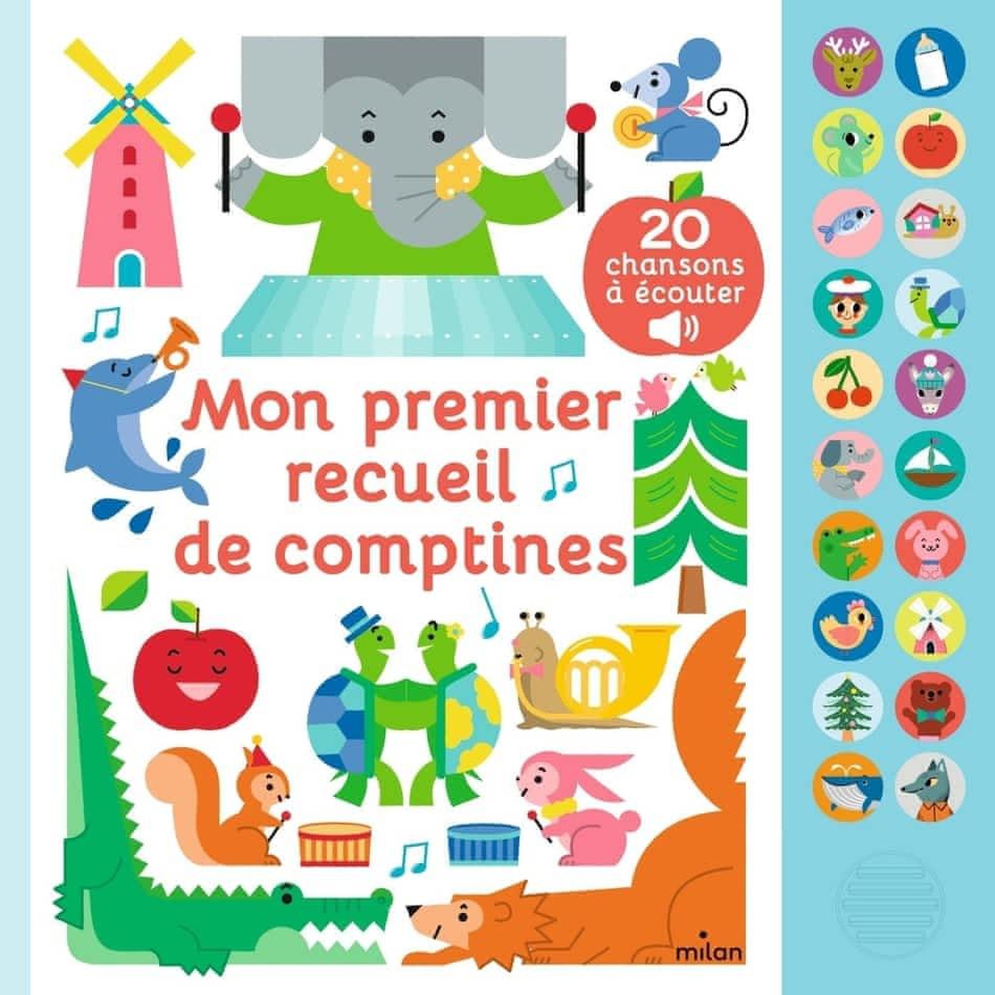 MON PREMIER RECUEIL DE COMPTINES. 20 CHANSONS A ECOUTER, Bailey Ella