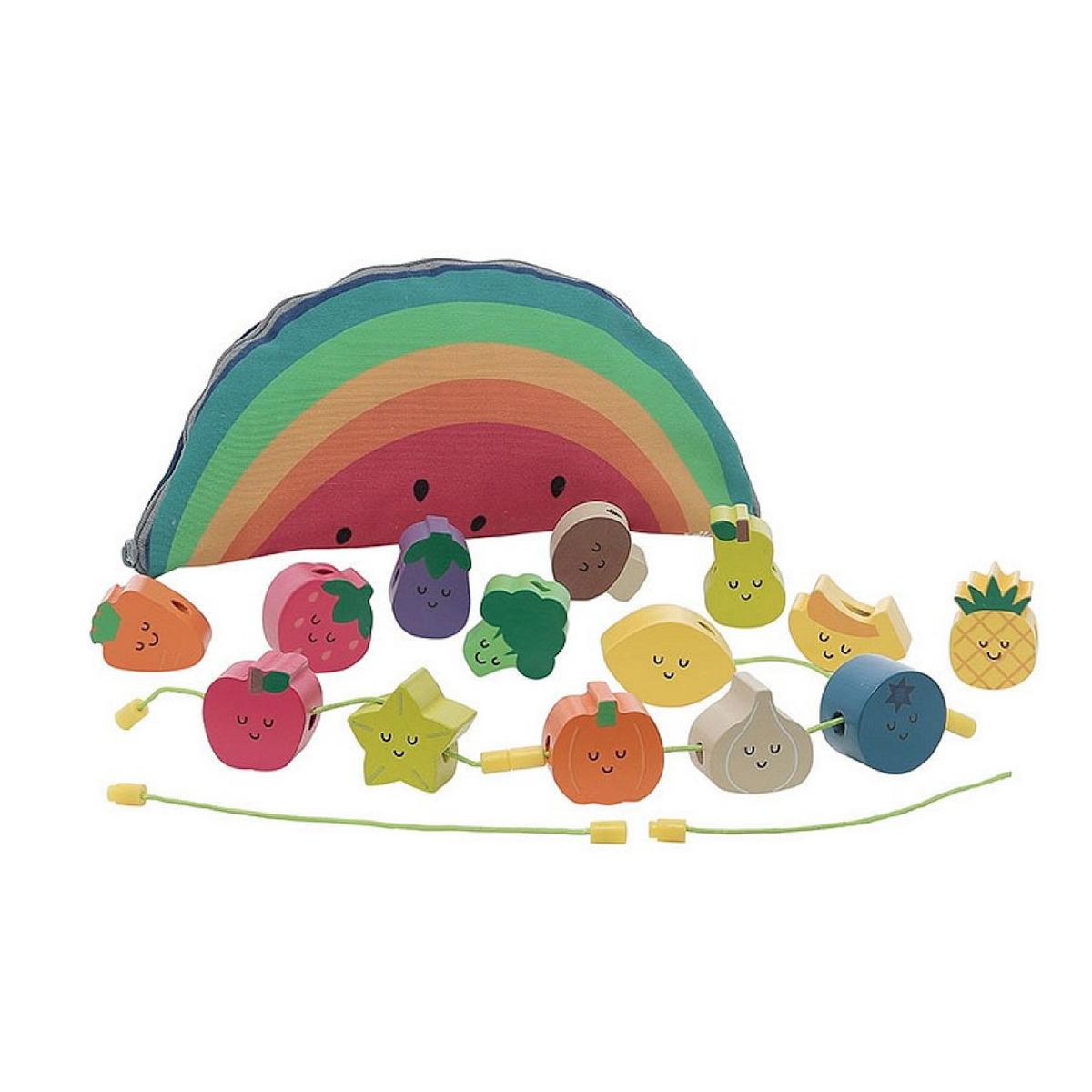 Vilac perles en bois, tutti frutti - Andy Westface