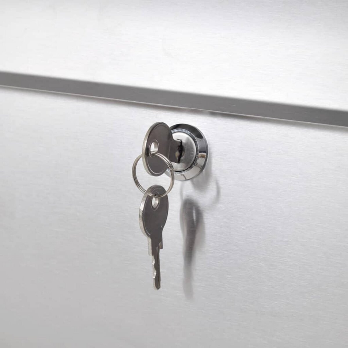 VIDAXL Boîte aux lettres en acier inoxydable