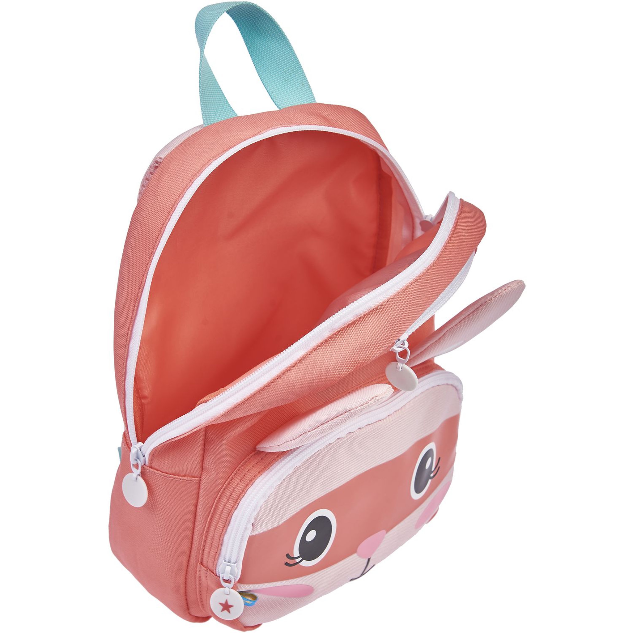 Voir la diapositive 4 : AUCHAN Sac maternelle cape rose lapin