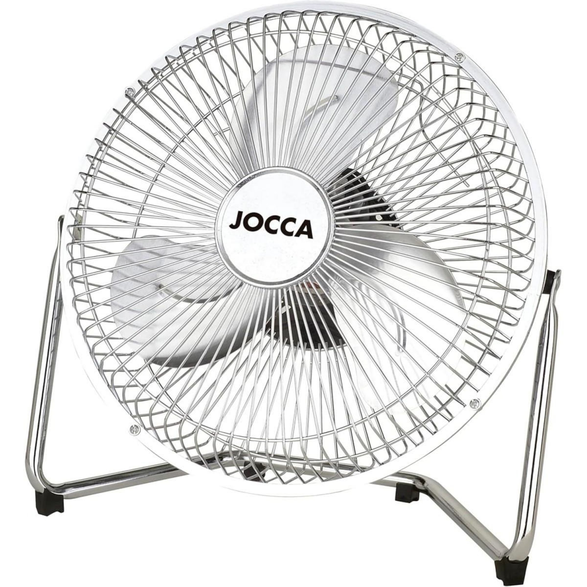 Jocca Ventilateur de Table 20W Compact Inclinable - Ventilateur portable 2 Vitesses - Débit d'Air Puissant & Faible Consommation Jocca
