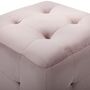 Voir la diapositive 4 : VIDAXL Tables de chevet 2 pcs Rose 30x30x30 cm Tissu velours