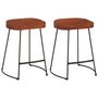Voir la diapositive 2 : VIDAXL Tabourets de bar Gavin lot de 2 45x38x53cm bois massif manguier