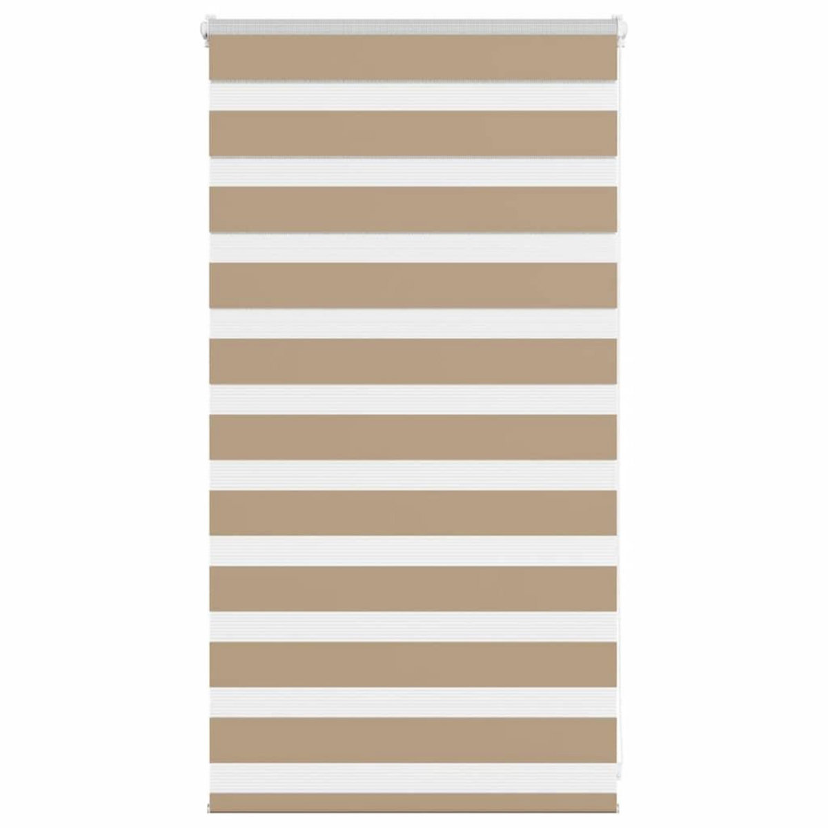 VIDAXL Store zebre marron sable largeur du tissu 70,9 cm polyester