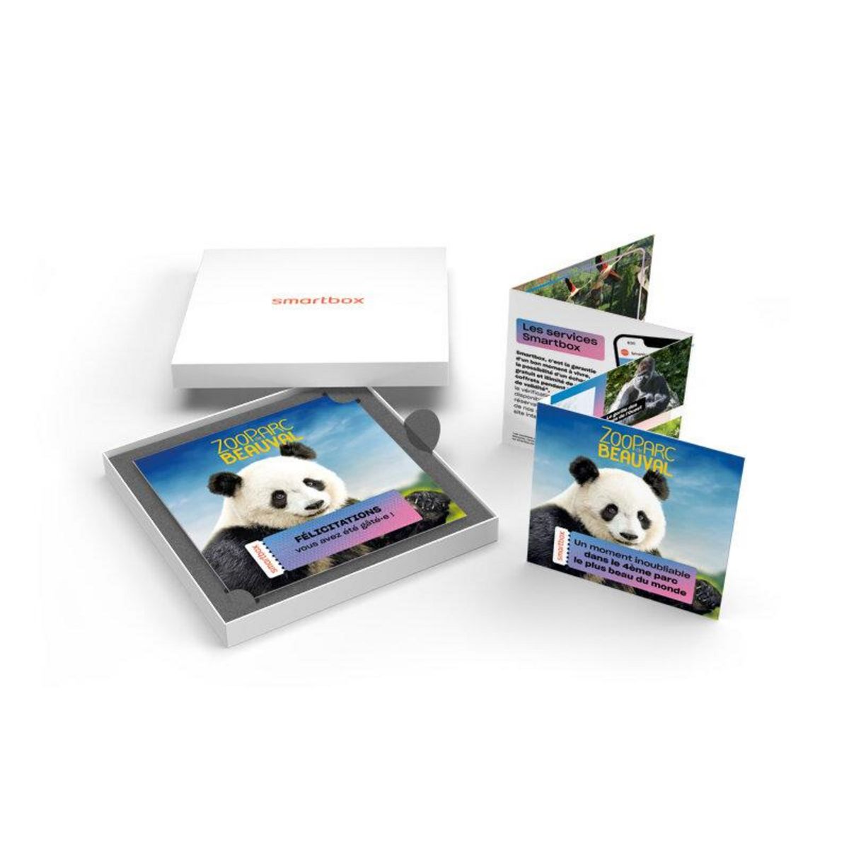 Smartbox Une journée au ZooParc de Beauval en 2025 pour 2 personnes - Coffret Cadeau Multi-thèmes