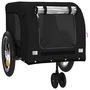Voir la diapositive 4 : VIDAXL Remorque de velo pour animaux de compagnie noir