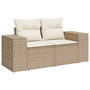 Voir la diapositive 5 : VIDAXL Salon de jardin avec coussins 8 pcs beige resine tressee acacia