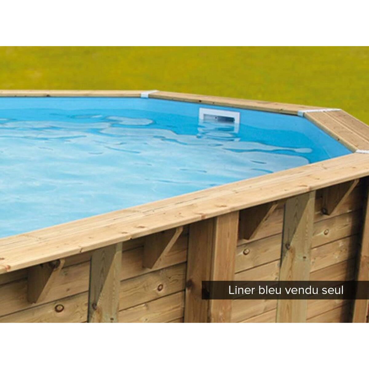Ubbink Liner seul Bleu pour piscine bois SunWater 5,55 x 3,00 x 1,40 m - Ubbink