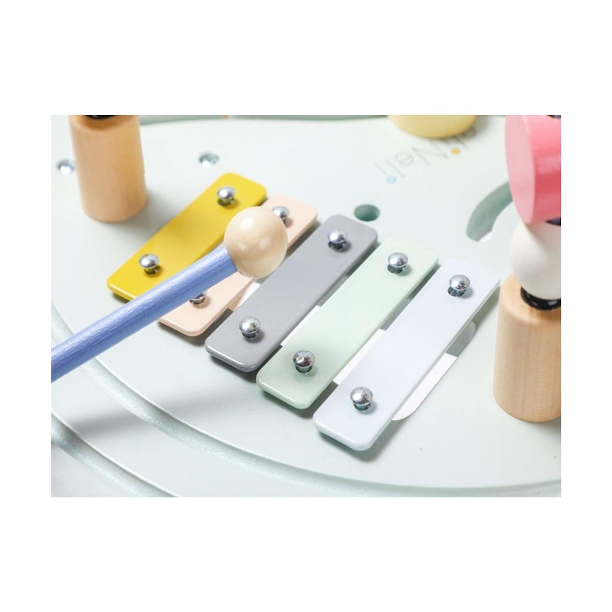 ELINELI Table de motricité avec train et activités