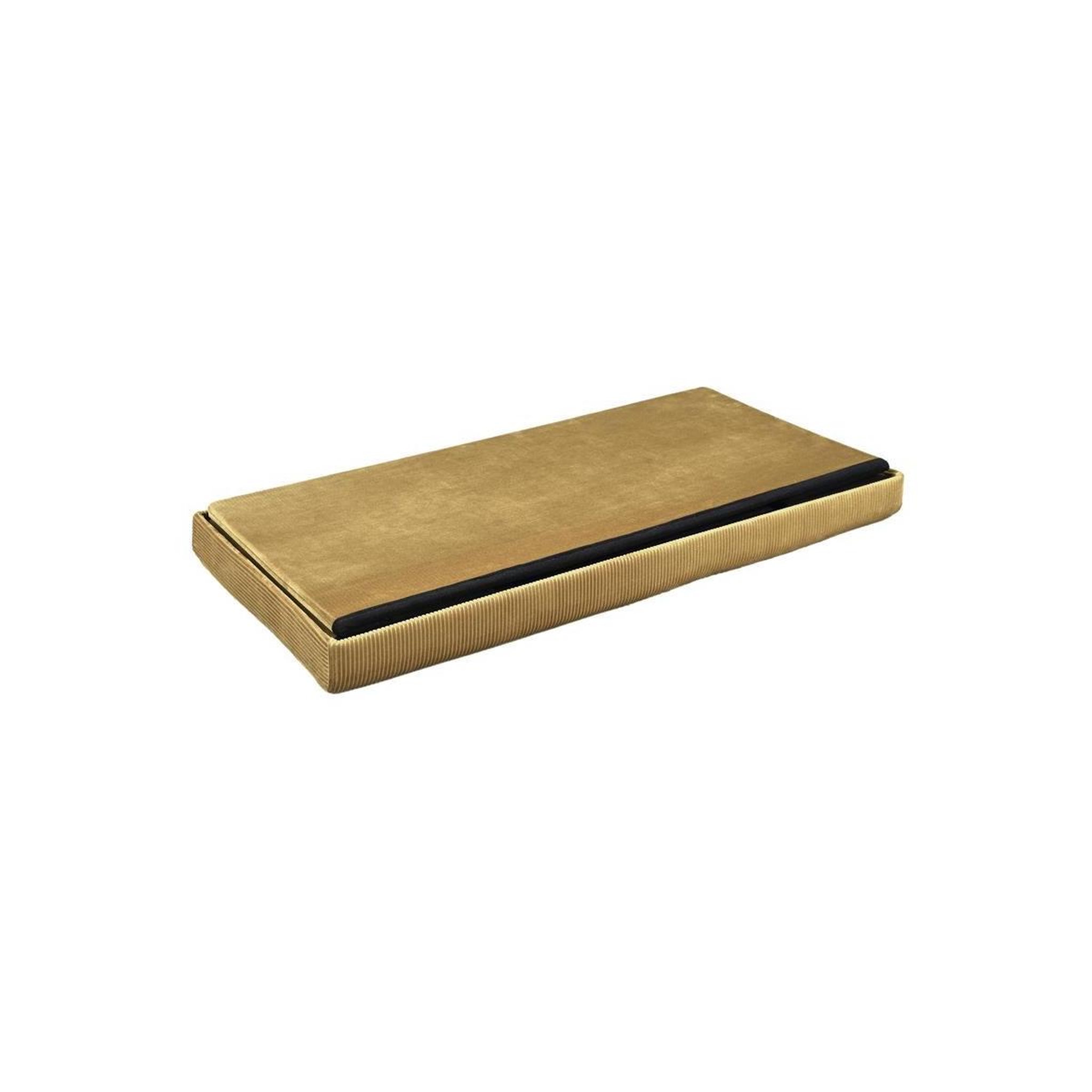 Voir la diapositive 2 : The Home Deco Factory Banc & coffre de rangement  giulia  77cm jaune