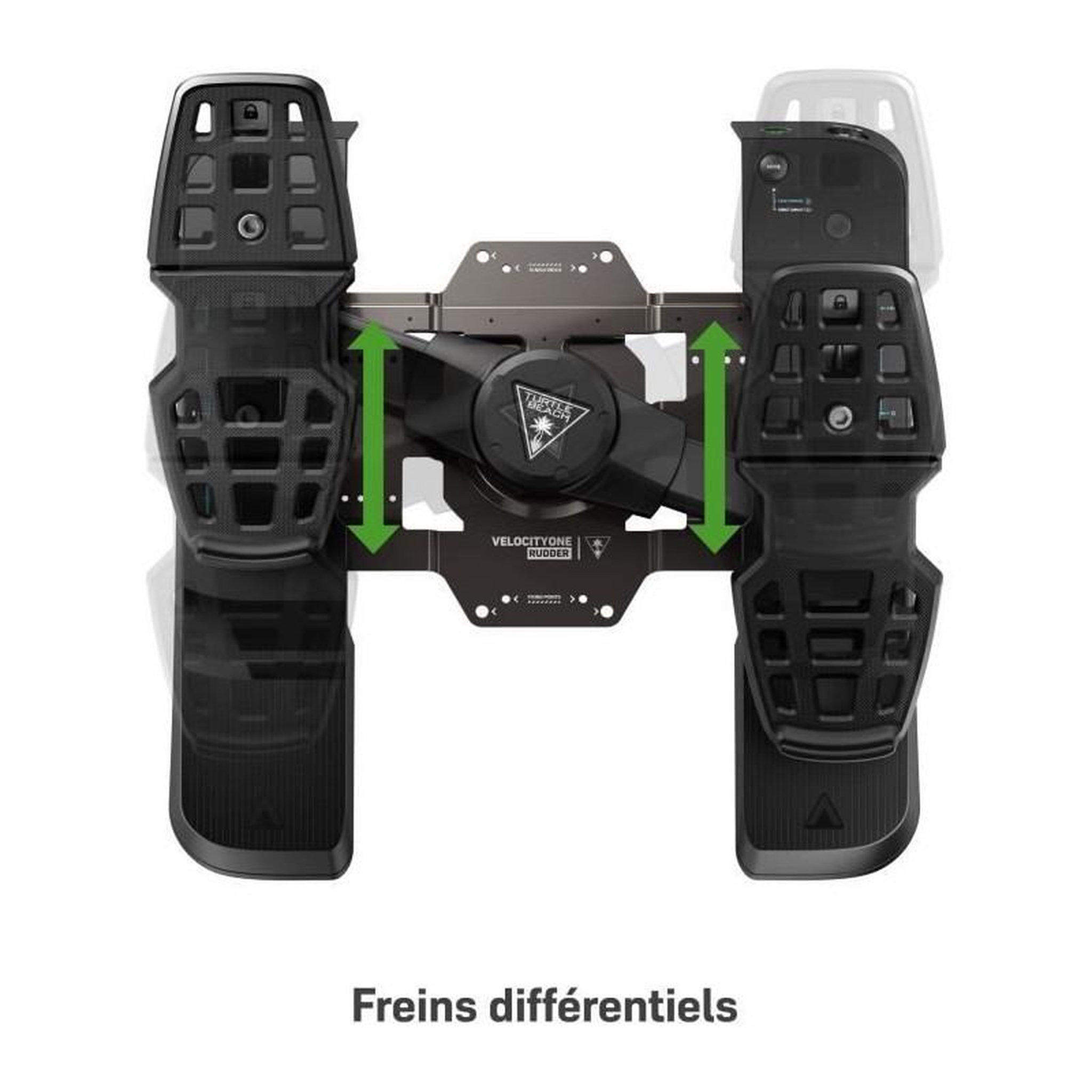 Voir la diapositive 3 : Turtle Beach Pédales de direction universelle - TURTLE BEACH - VelocityOne Rudder
