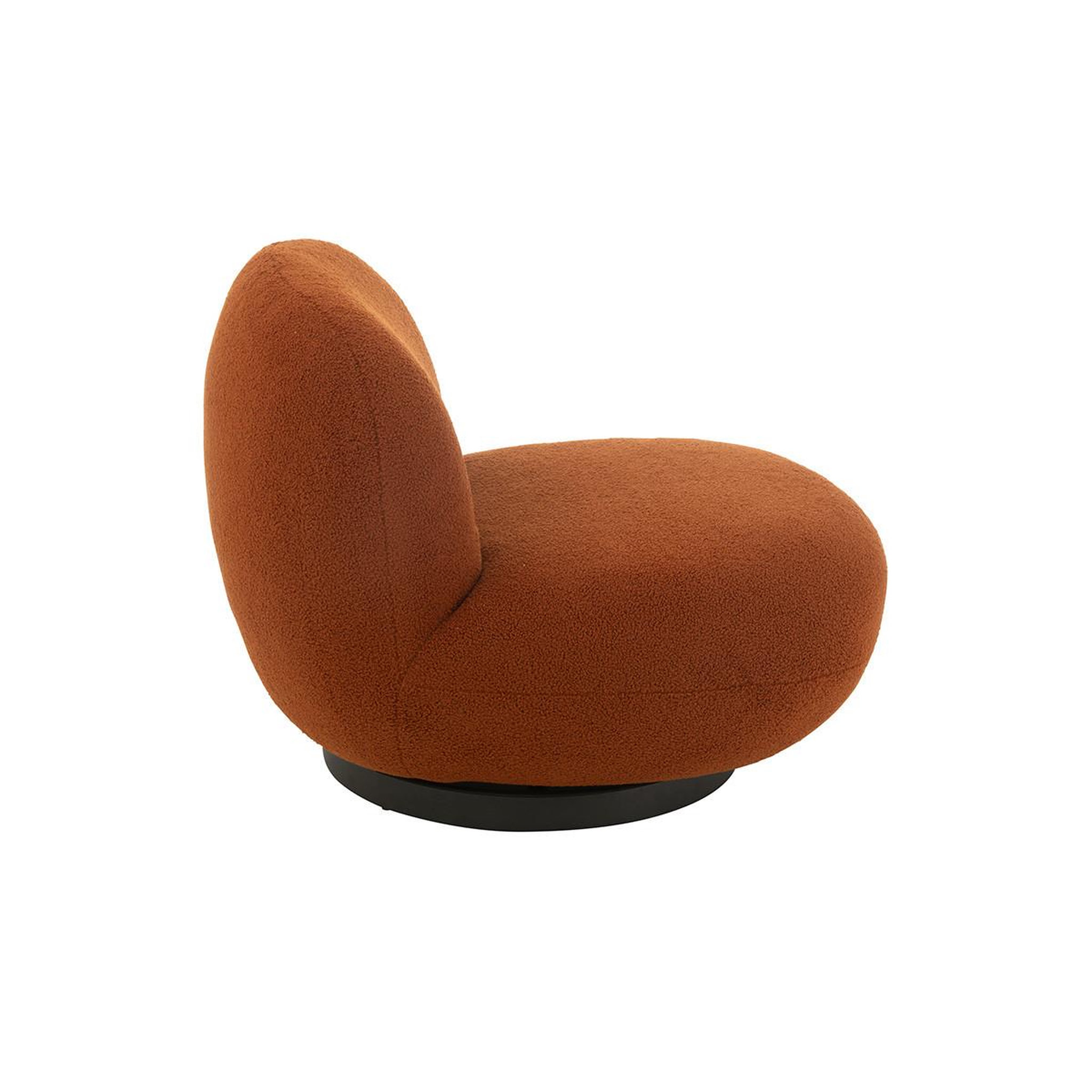 Voir la diapositive 3 : J-LINE Fauteuil Lounge  Neige  95cm Orange