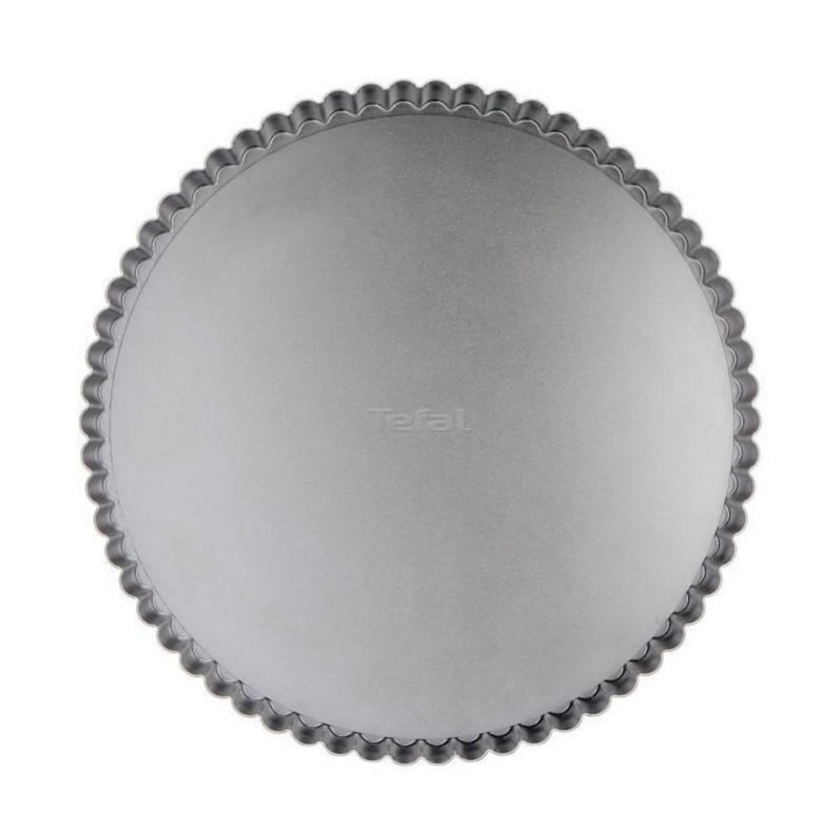 TEFAL TEFAL Moule a tarte Delibake en acier - O 28 cm - Rouge et gris - Fond amovible