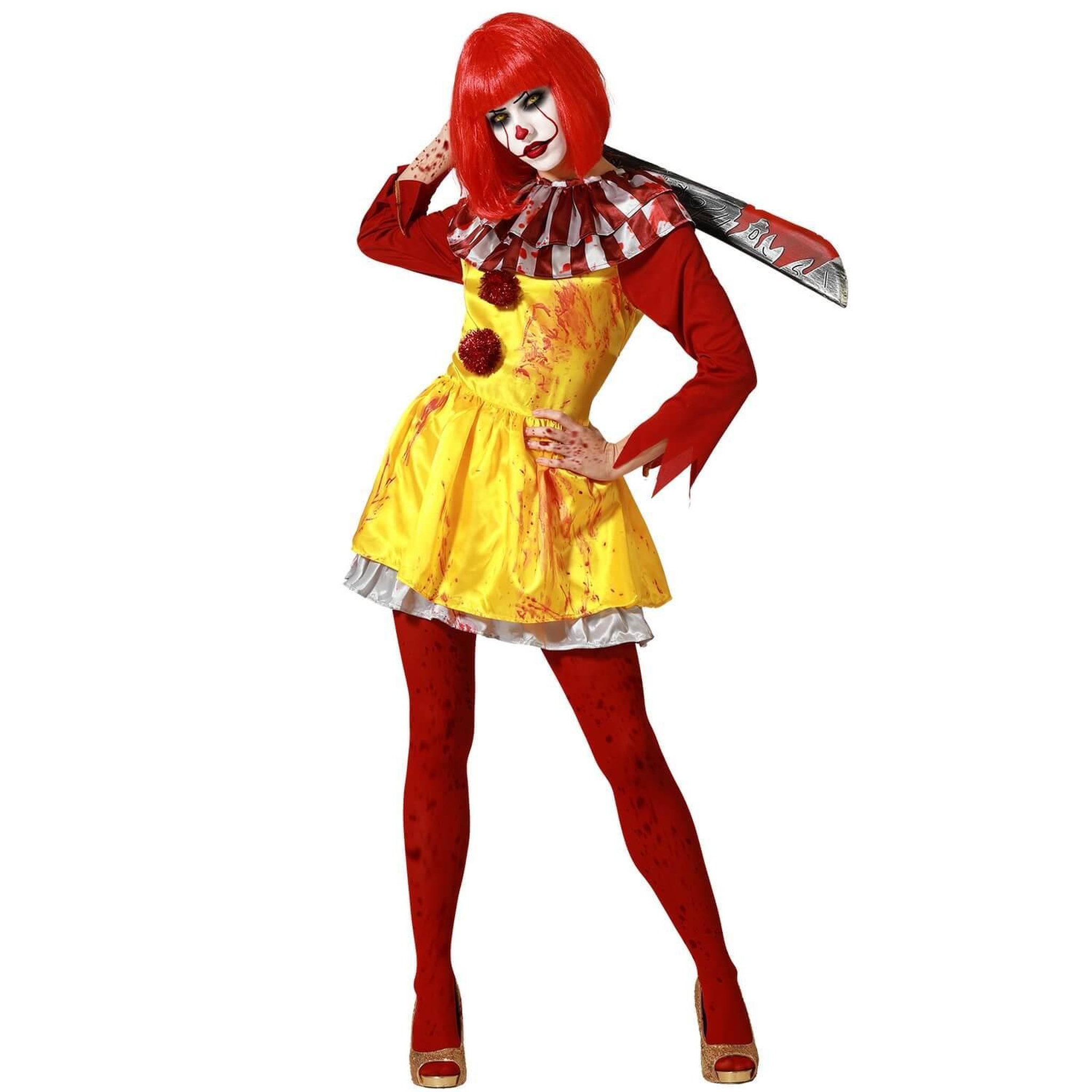ATOSA Déguisement clown tueuse -femme - XL