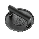 easy sushi Presse à burger Gourmet-Easy en fonte avec poignée ergonomique en silicone