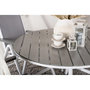 Voir la diapositive 6 : Paris Prix Ensemble Table de Jardin & 4 Chaises  Break & Alabny  120cm Gris