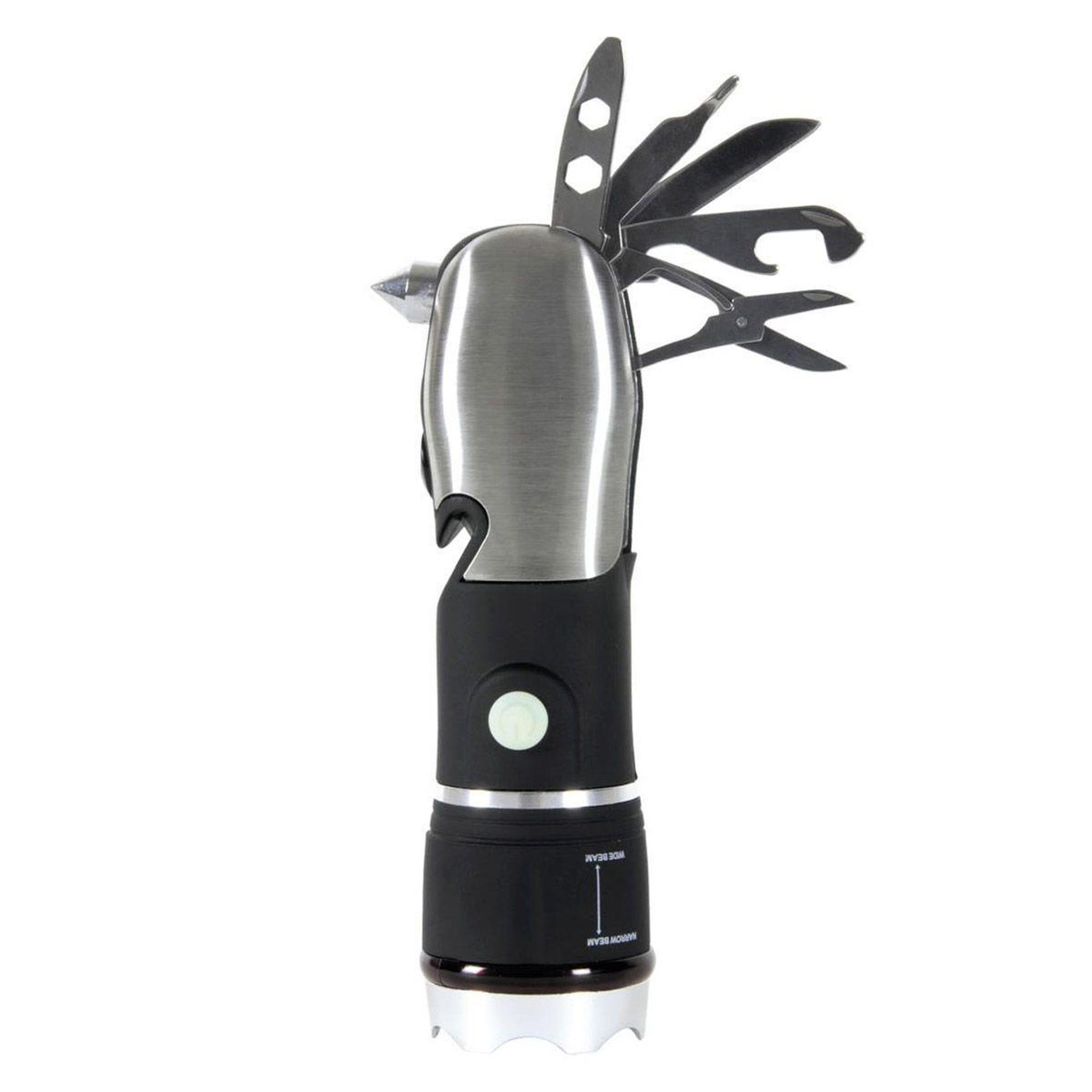 Je cherche une idee Lampe torche multifonction  8 en 1  17cm noir