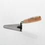 Voir la diapositive 4 : ALYCO Truelle pointe ronde manche en bois  125 x 70 mm