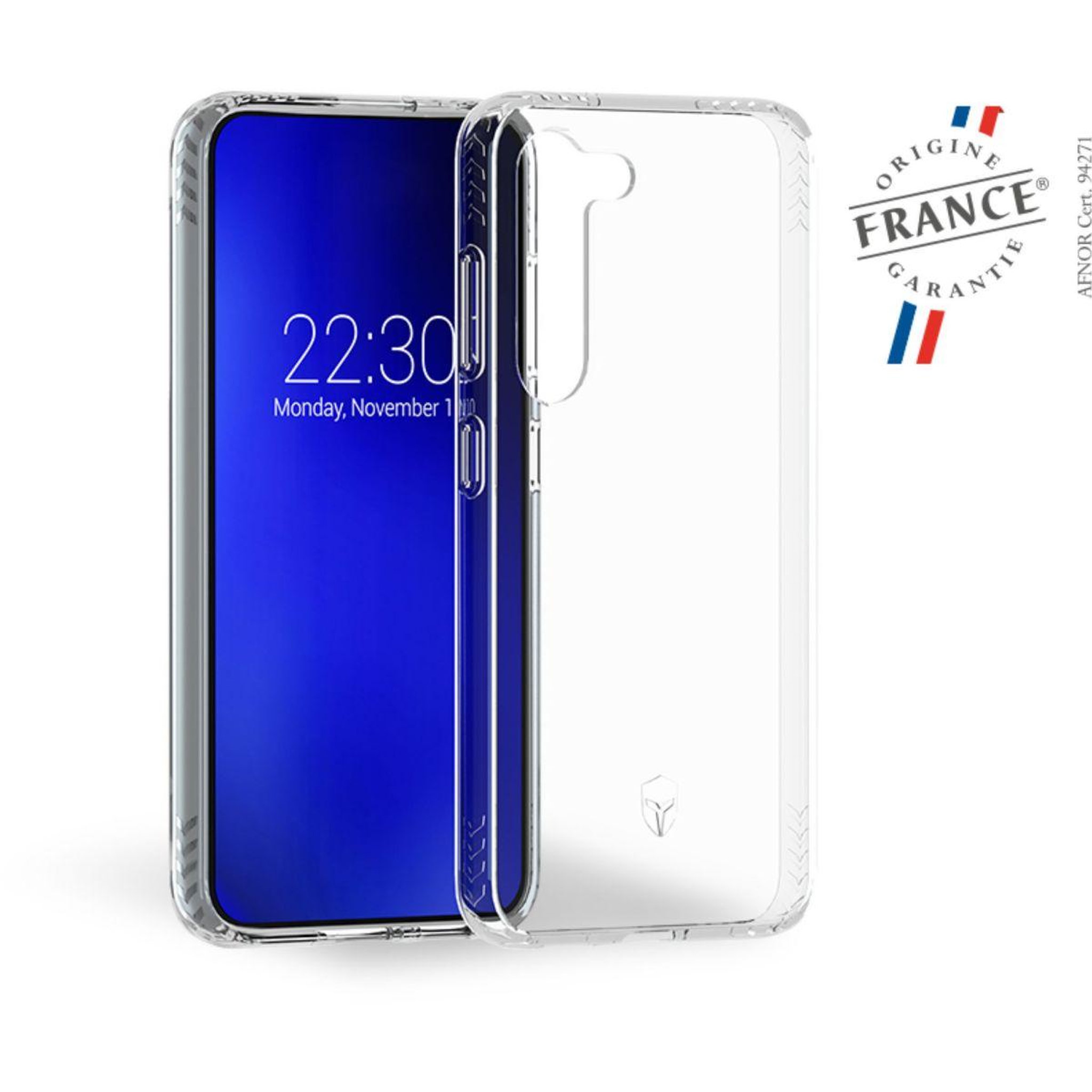 FORCE CASE Coque Samsung Galaxy S23+Transparent