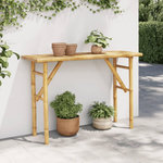 VIDAXL Table console 115x39x75 cm bambou