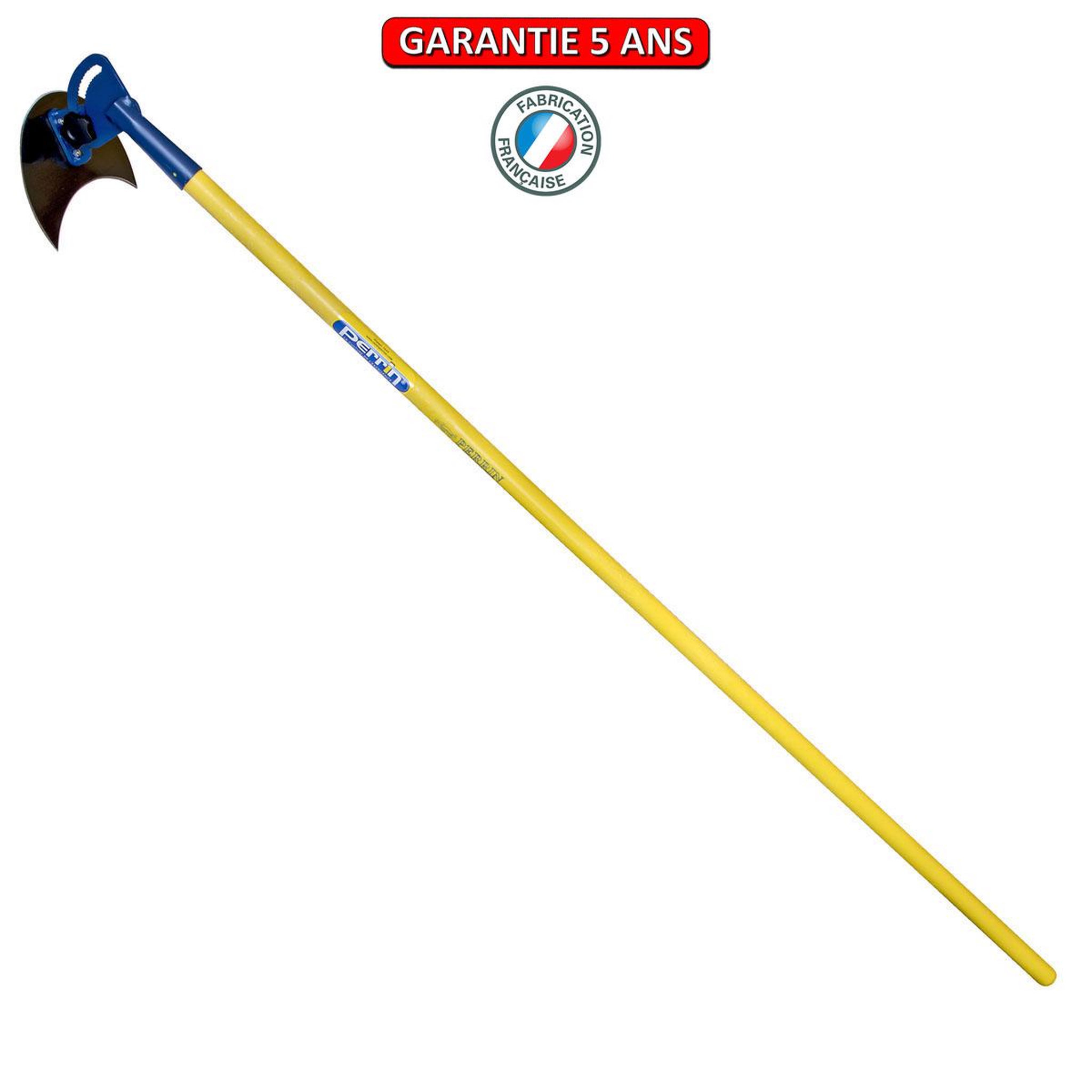 OUTILS PERRIN Bineuse 3 lames - manche composite tube 150 cm - outil de désherbage