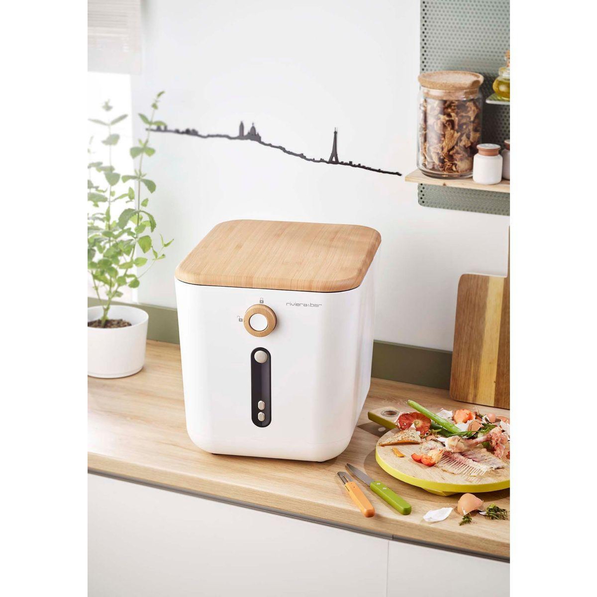 Voir la diapositive 3 : Riviera & Bar Composteur de cuisine Minska Réducteur biodechets MTD510